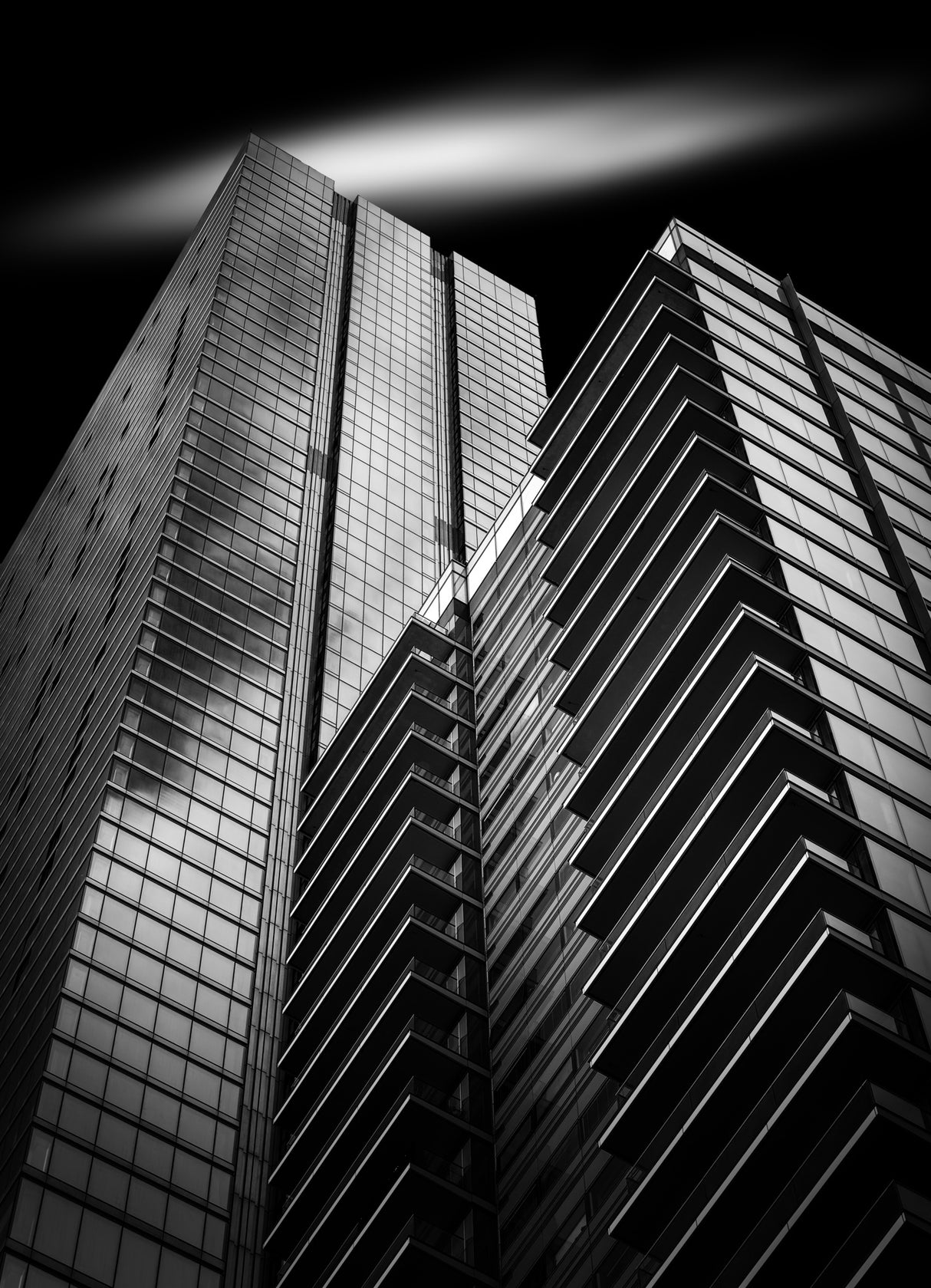 Modern building Poster och Canvastavla