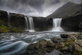 Skútafoss Poster och Canvastavla