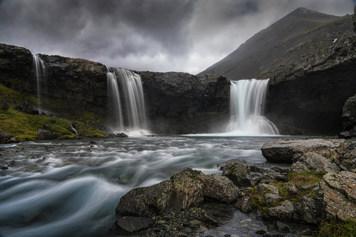 Skútafoss Poster och Canvastavla