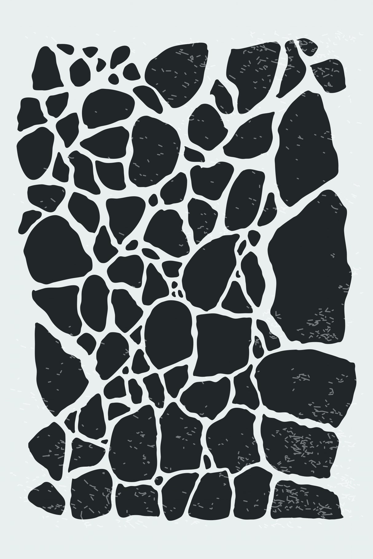 Black Abstract Collection #2 Poster och Canvastavla