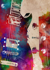 Guitar music art 4 Poster och Canvastavla