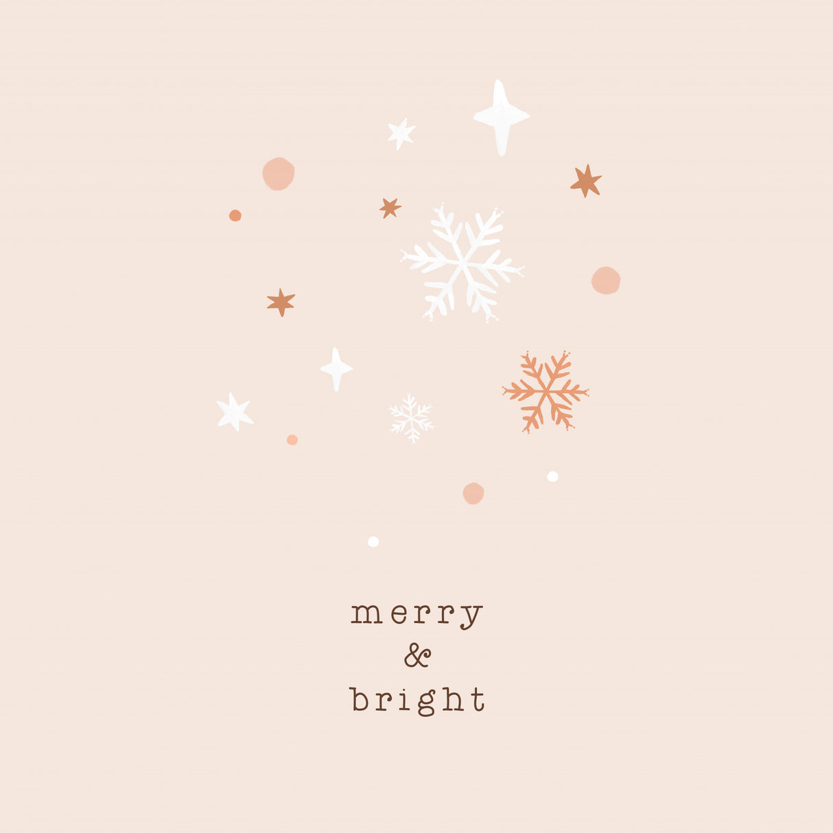 Merry & Bright Poster och Canvastavla