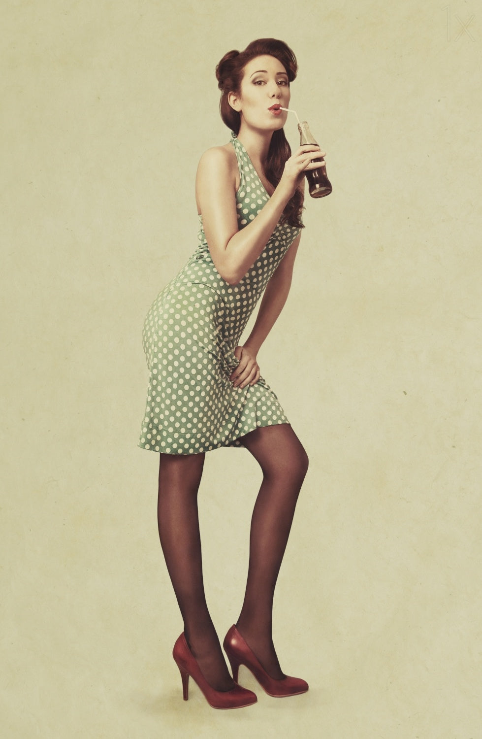 Pin Up Girl Poster och Canvastavla