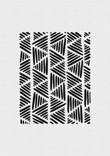 Black and White Abstract I Poster och Canvastavla
