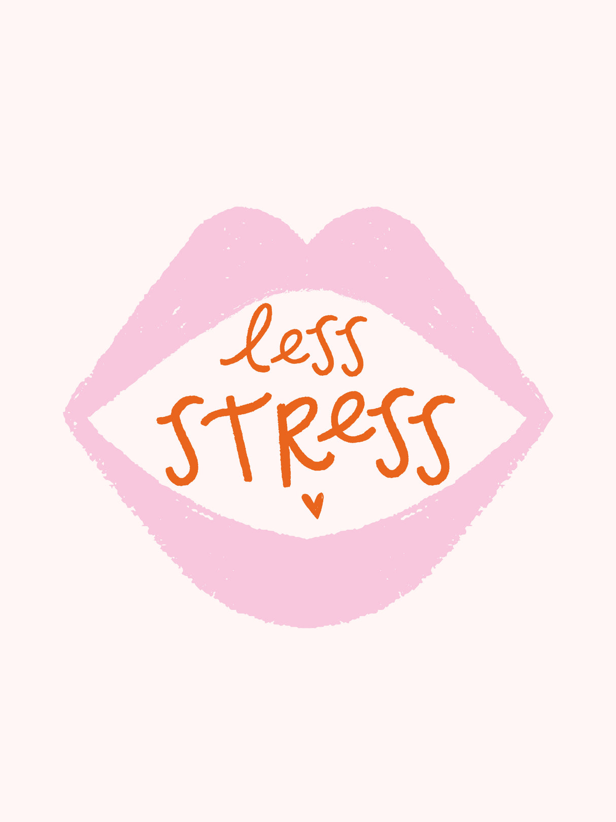 Less Stress Poster och Canvastavla