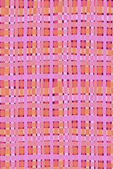 Pink Plaid Poster och Canvastavla