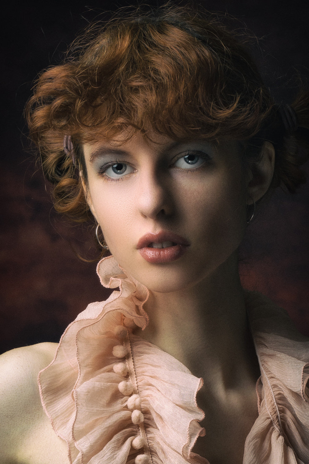 portrait of a young woman Poster och Canvastavla