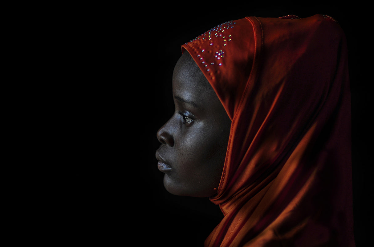 African Girl Poster och Canvastavla