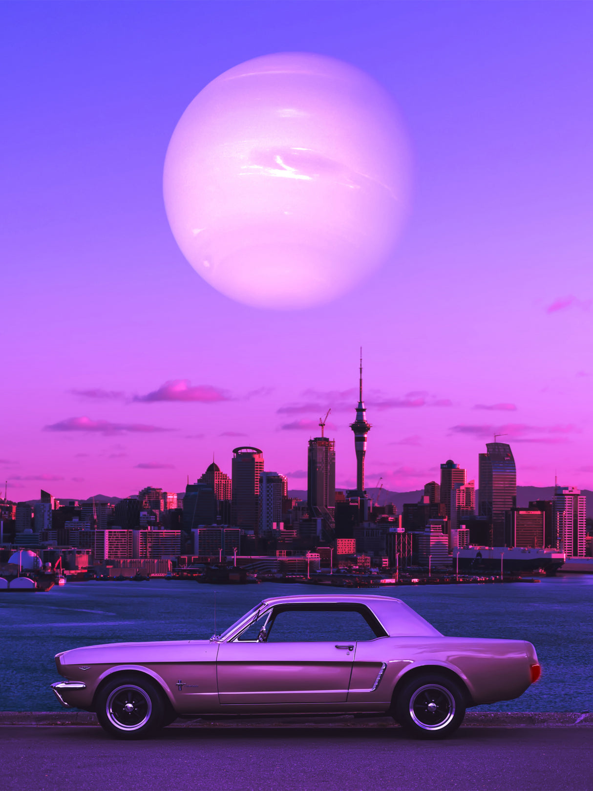 Serene Drive Poster och Canvastavla