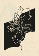 Abstract Flower 4 Poster och Canvastavla