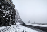 Blizzard in the black beach Poster och Canvastavla