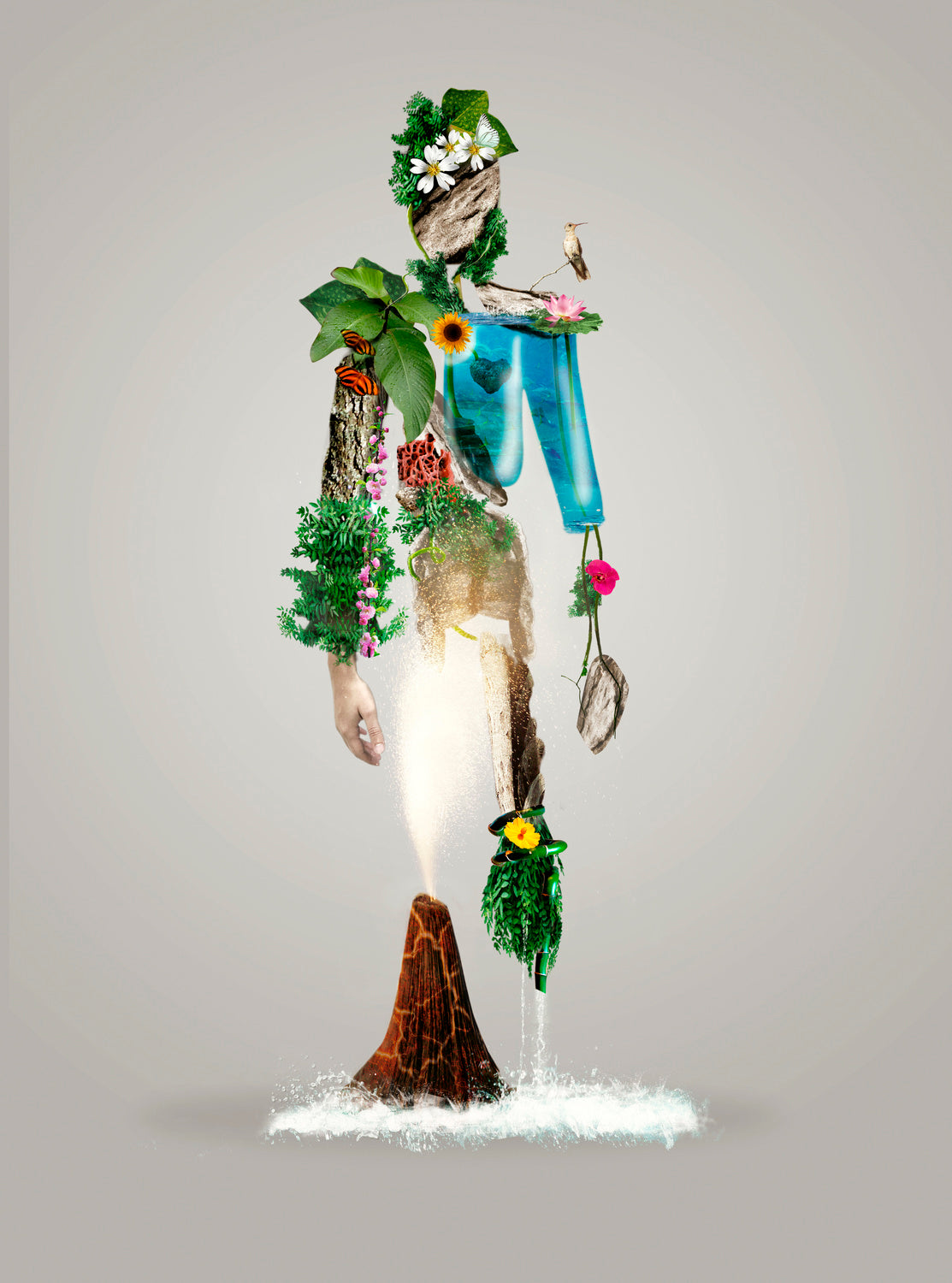 The fantasy Nature man Poster och Canvastavla