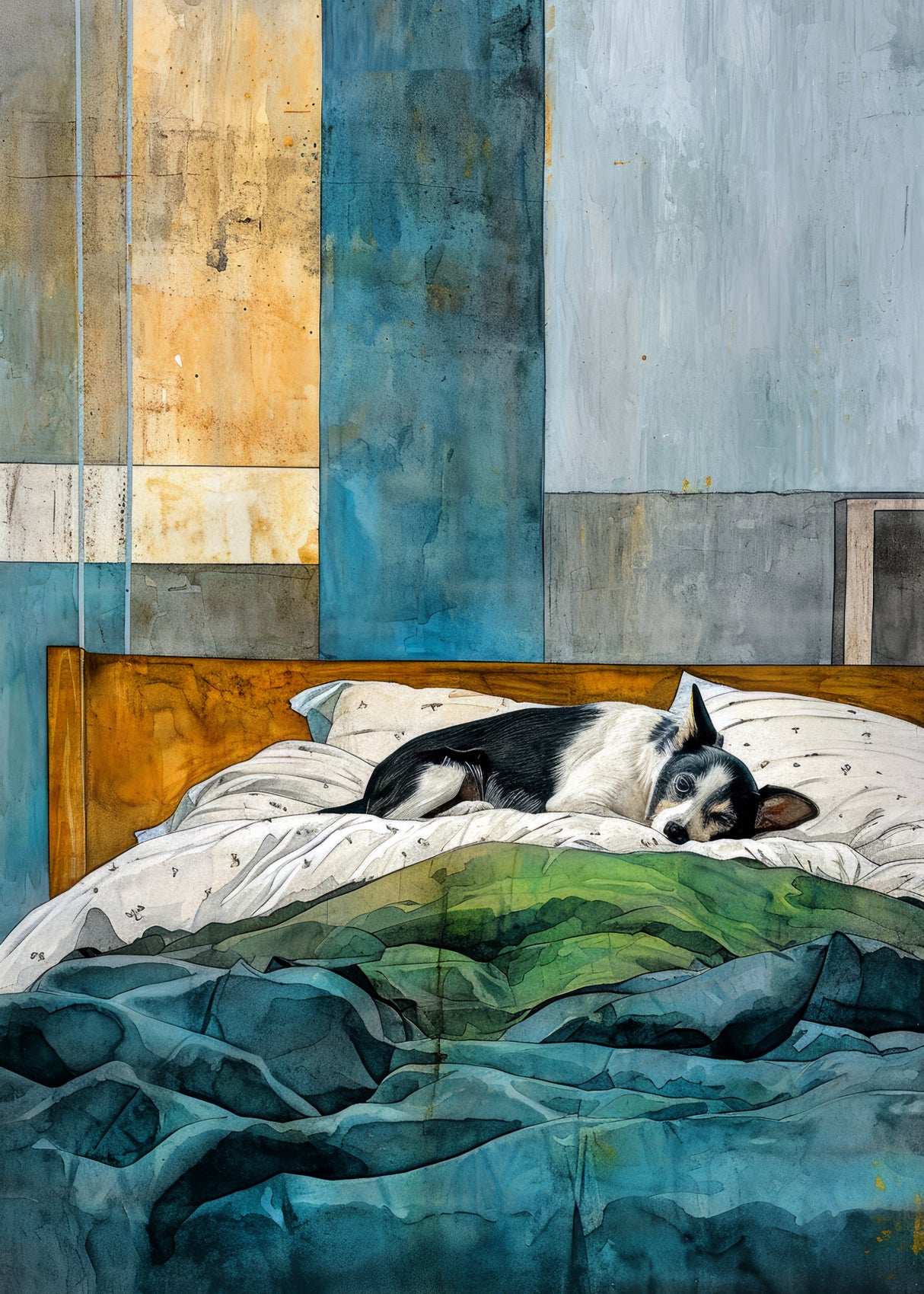 Dog's life 5 Poster och Canvastavla