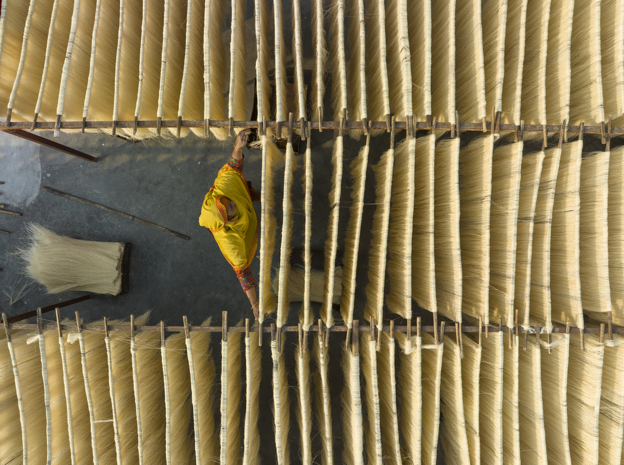 Drying noodles Poster och Canvastavla