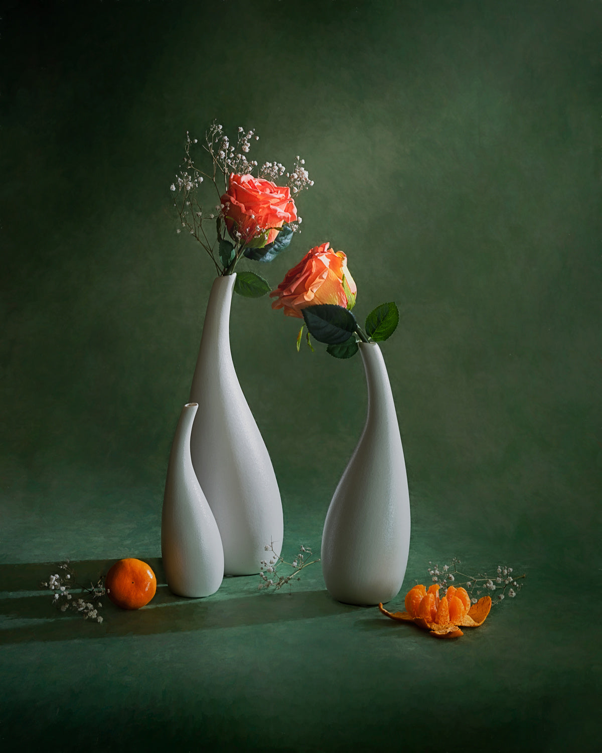 Roses and Oranges Poster och Canvastavla