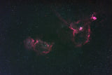 Heart Nebula and Fetal Nebula Poster och Canvastavla