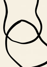 Black Lines 04 Poster och Canvastavla