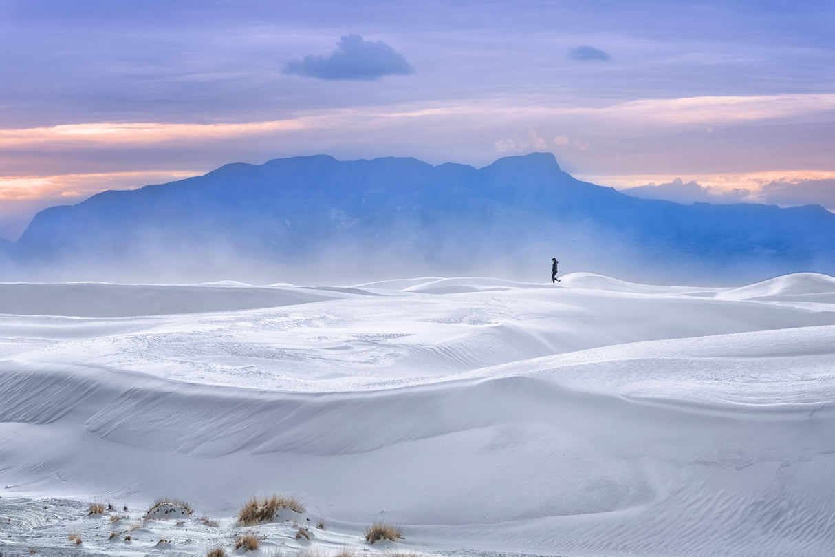 White sand sunset Poster och Canvastavla