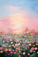 Pink Sunrise Poster och Canvastavla