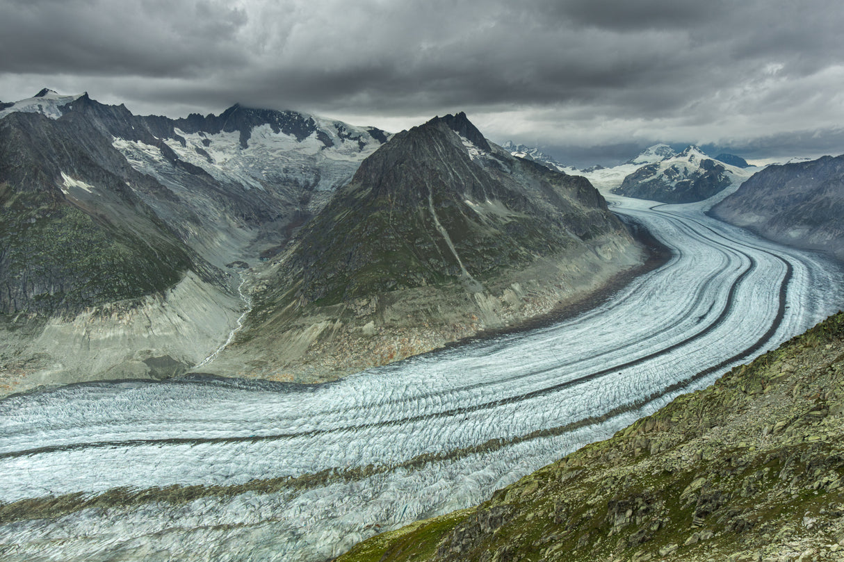 Aletsch glacier Poster och Canvastavla