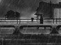 A rainy day Poster och Canvastavla