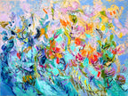 Dance Of Garden Faeries Poster och Canvastavla