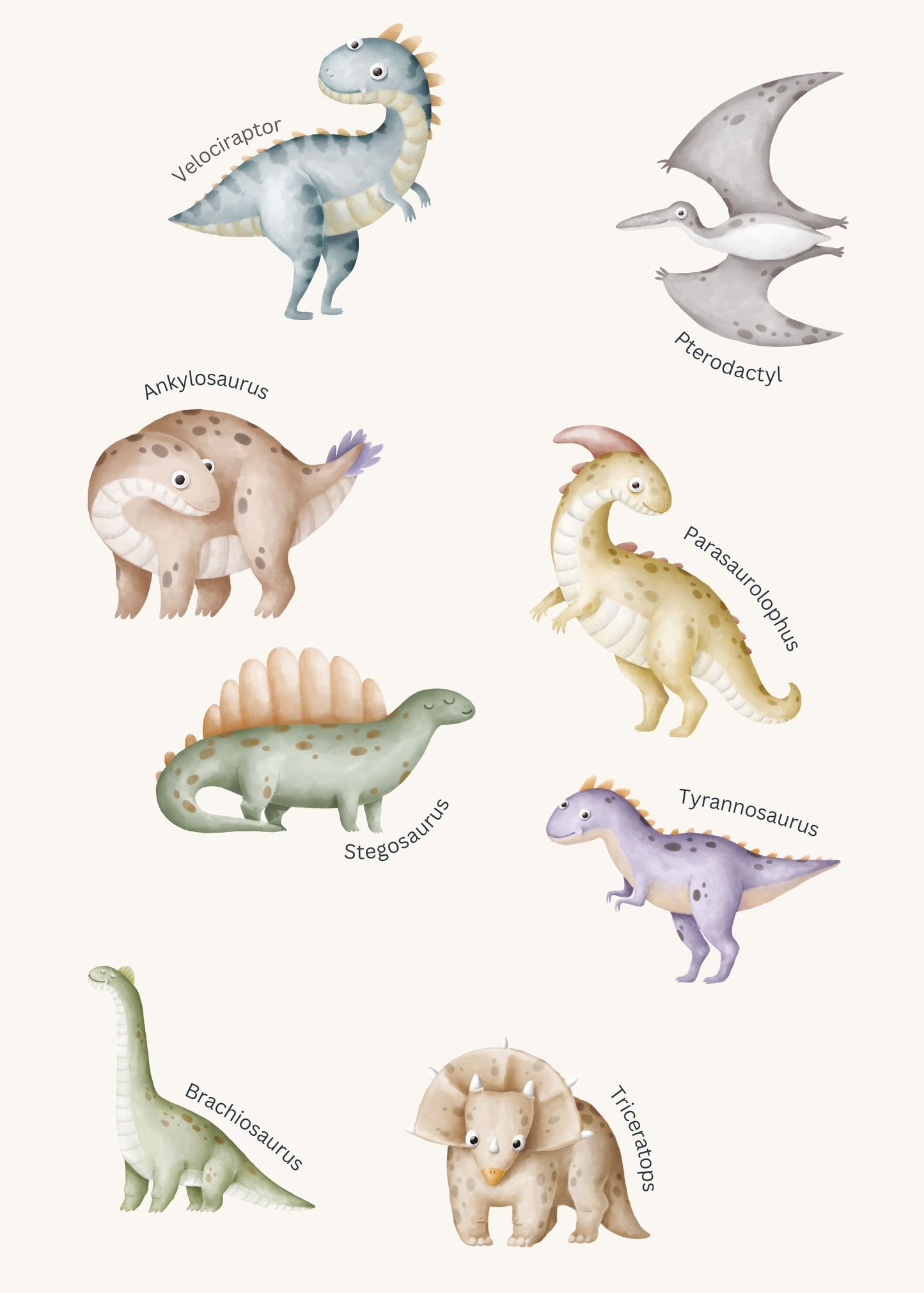 Dinosaurier barnposter
