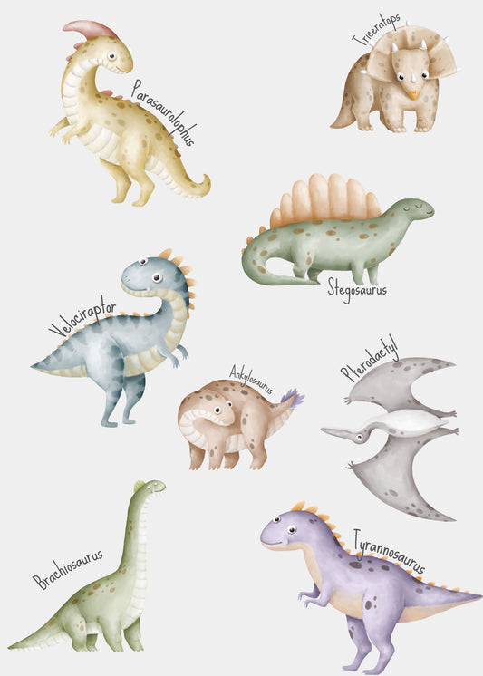 Dinosaurier barnposter