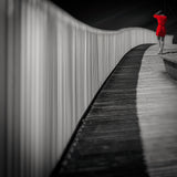 Woman in red Poster och Canvastavla