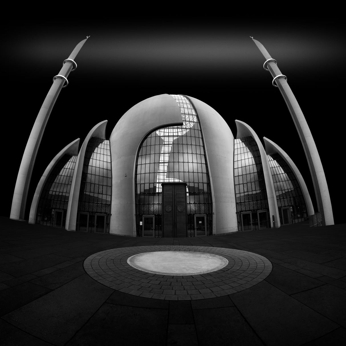Köln Moschee Poster och Canvastavla