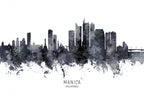 Manila Philippines Skyline Poster och Canvastavla