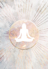 Sun Boho Yoga Marble 4 Poster och Canvastavla