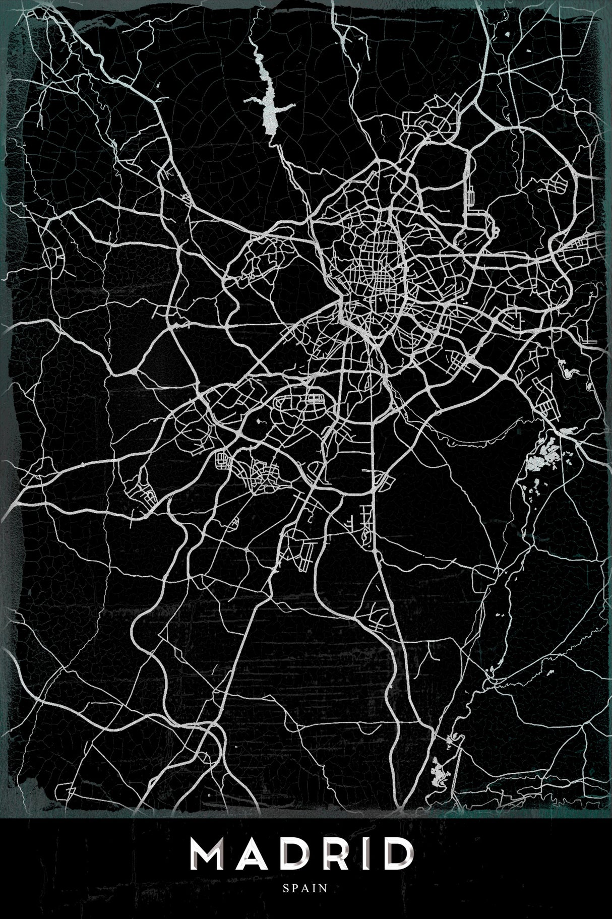 MADRID Poster och Canvastavla