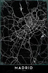 MADRID Poster och Canvastavla