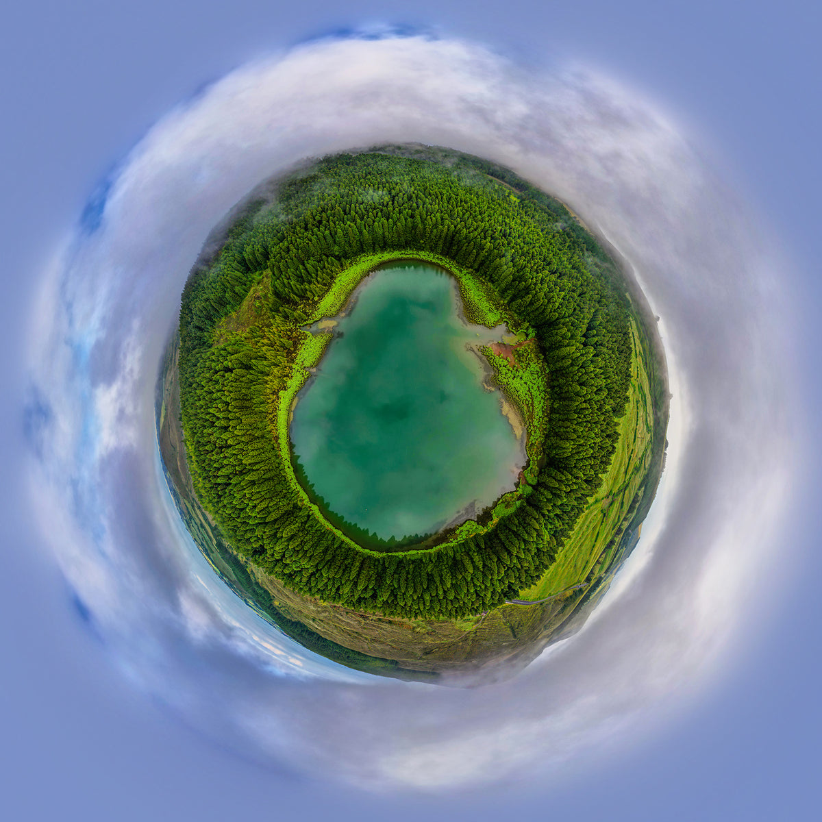 Snapchat planet Poster och Canvastavla