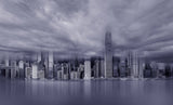 A view of Victoria Harbor in Hongkong Poster och Canvastavla