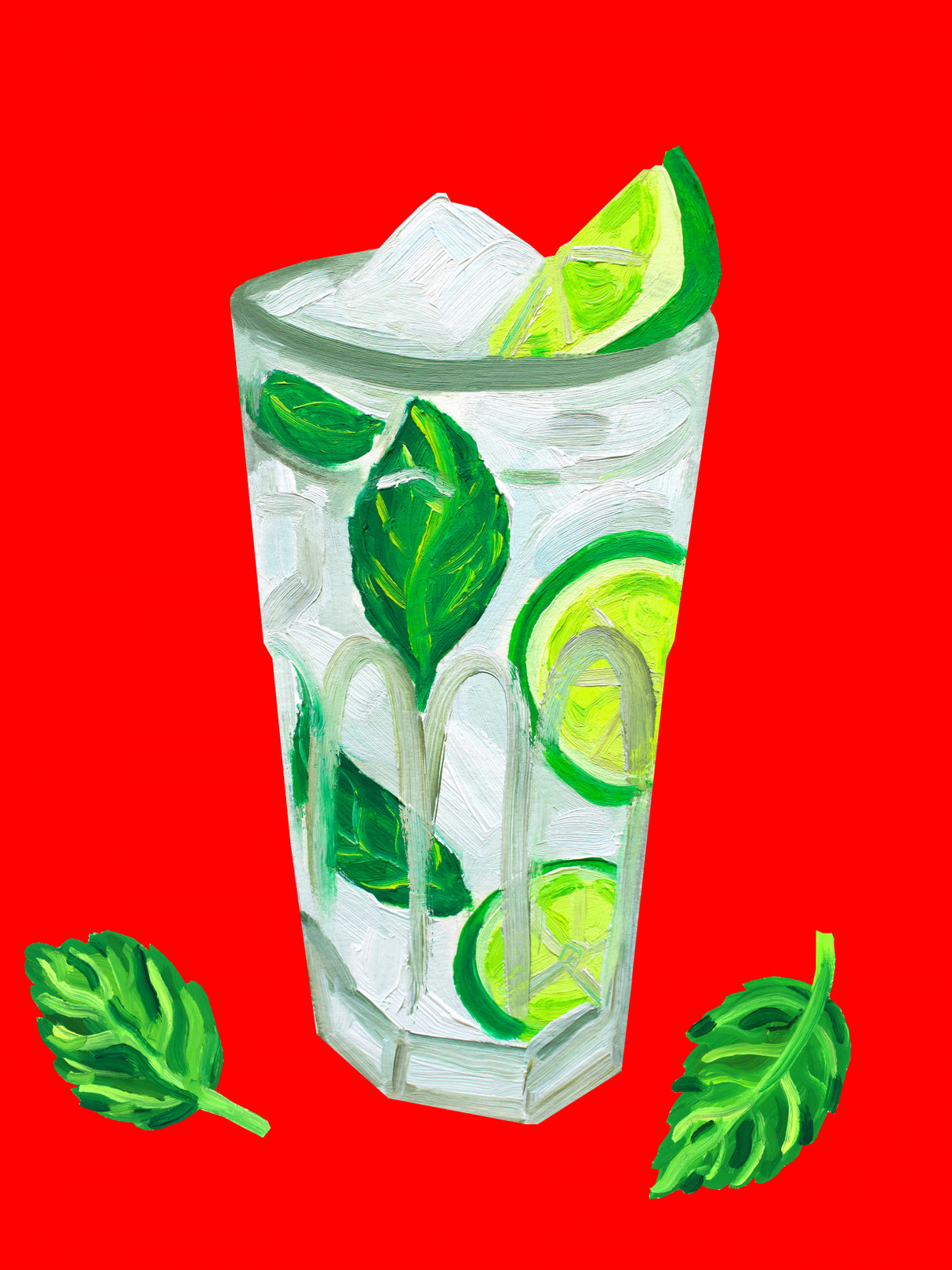 Mojito Extra Mint Poster och Canvastavla