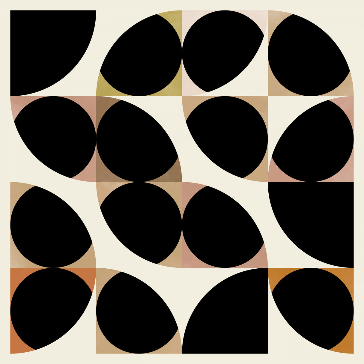 Circles Nov 19  B Unround Dots Poster och Canvastavla