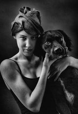 Portrait Dog Poster och Canvastavla
