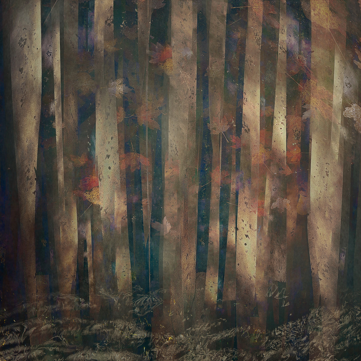 Forest abstract Poster och Canvastavla