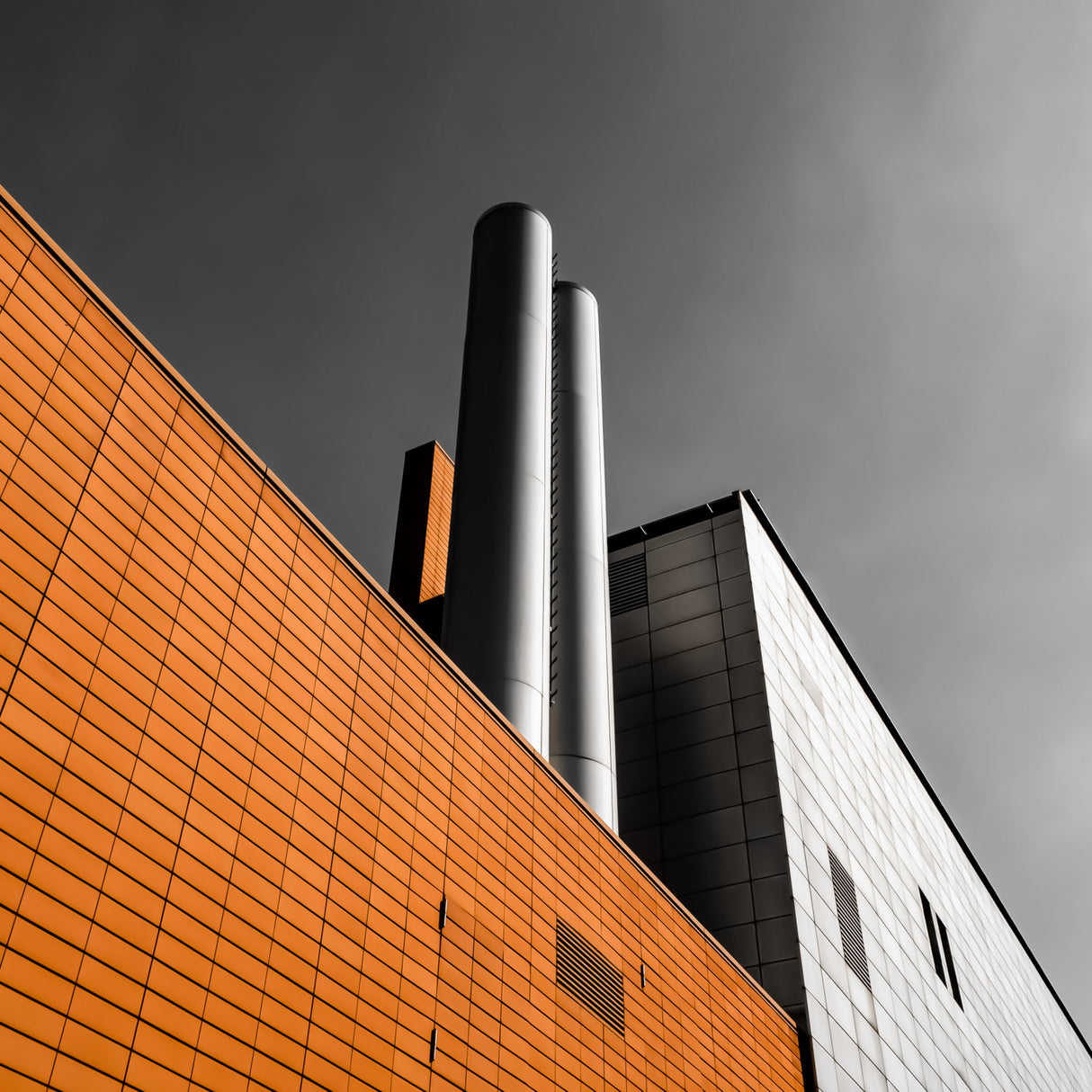 vent stack (ventilation chimney) Poster och Canvastavla