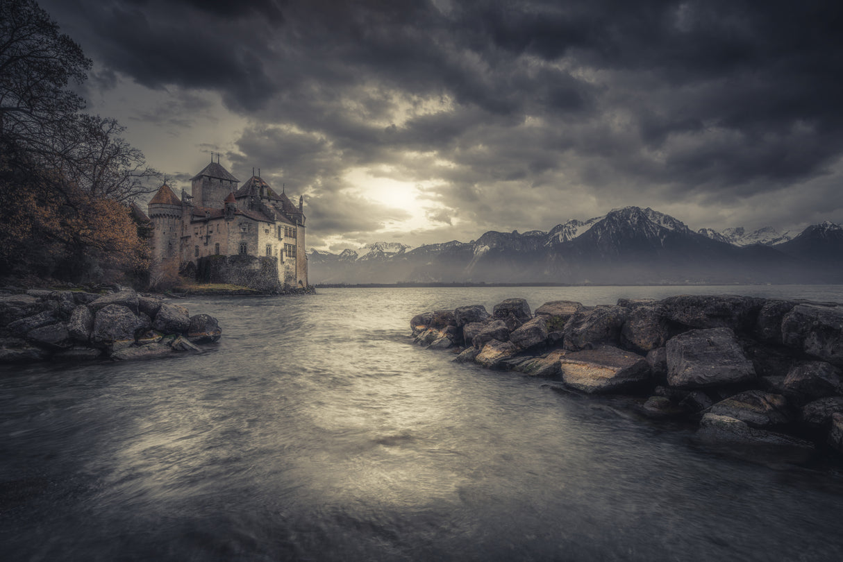 Château de Chillon Poster och Canvastavla