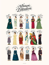 Women of Literature Poster och Canvastavla