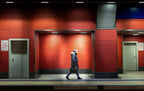 Railway station Poster och Canvastavla
