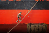 Shipyard Worker Poster och Canvastavla