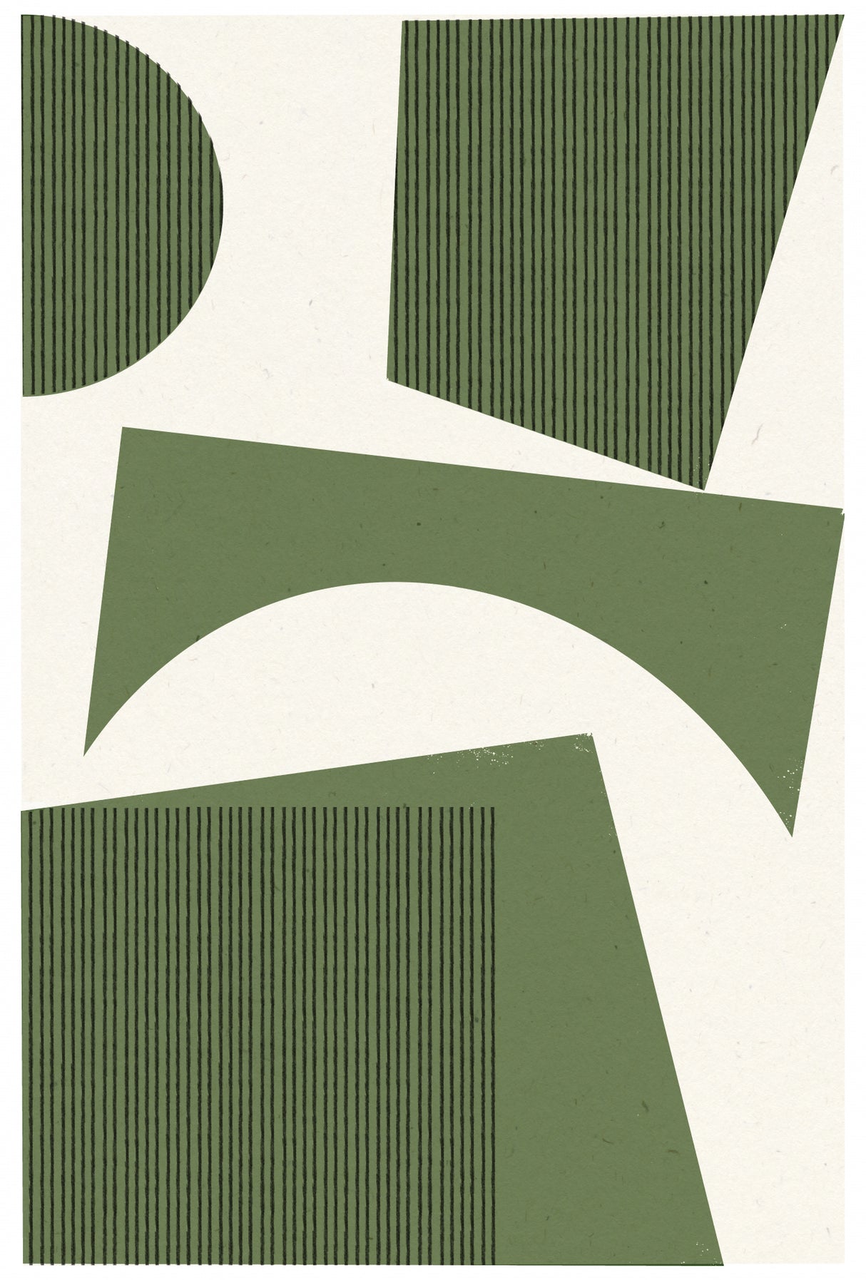 Modern Abstract Shape 01 Poster och Canvastavla