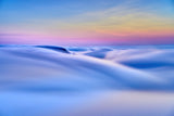 Cloud Sea Waterfall Poster och Canvastavla