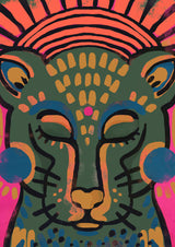 Tiger (Colored Version) Poster och Canvastavla