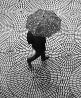 Rainy day patterns on the Embarcadero Poster och Canvastavla