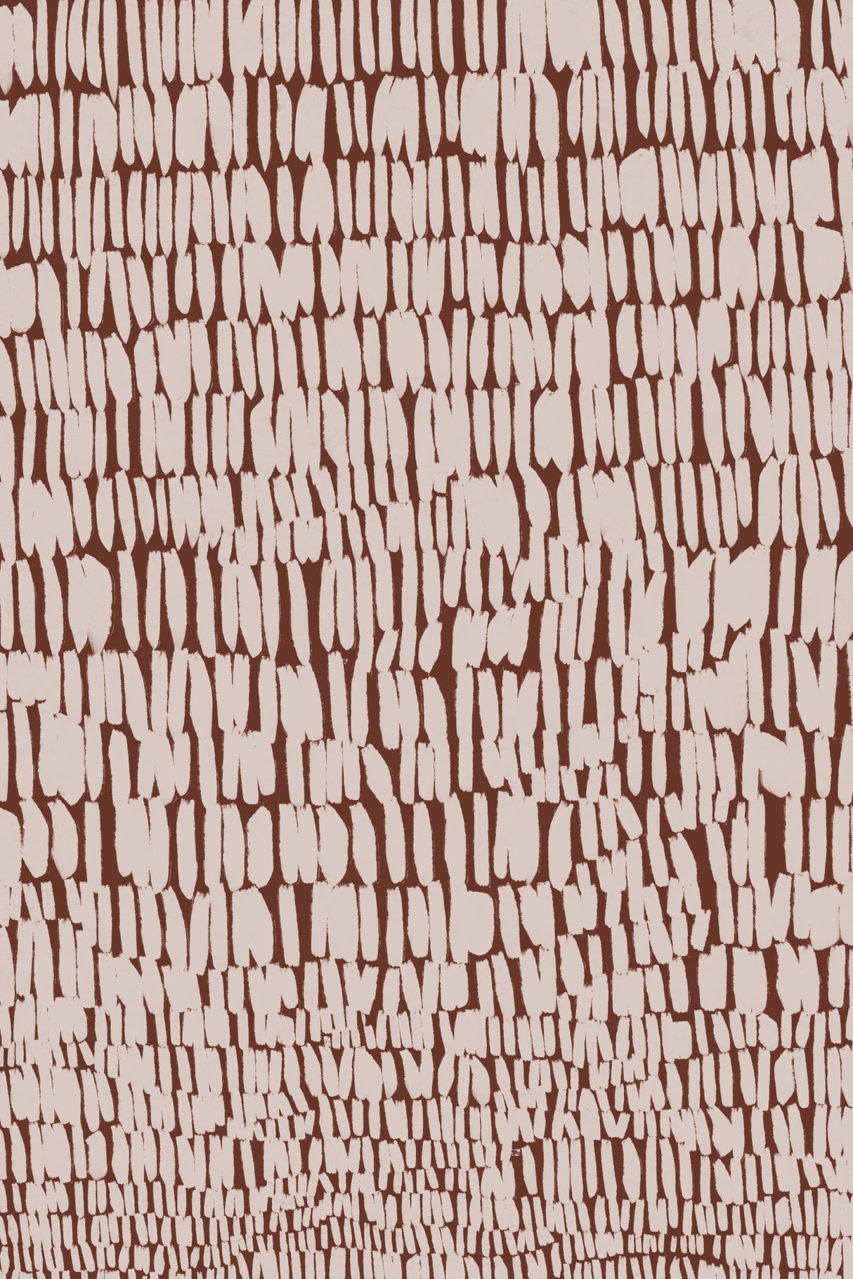 Short Beige Strokes Pattern Poster och Canvastavla